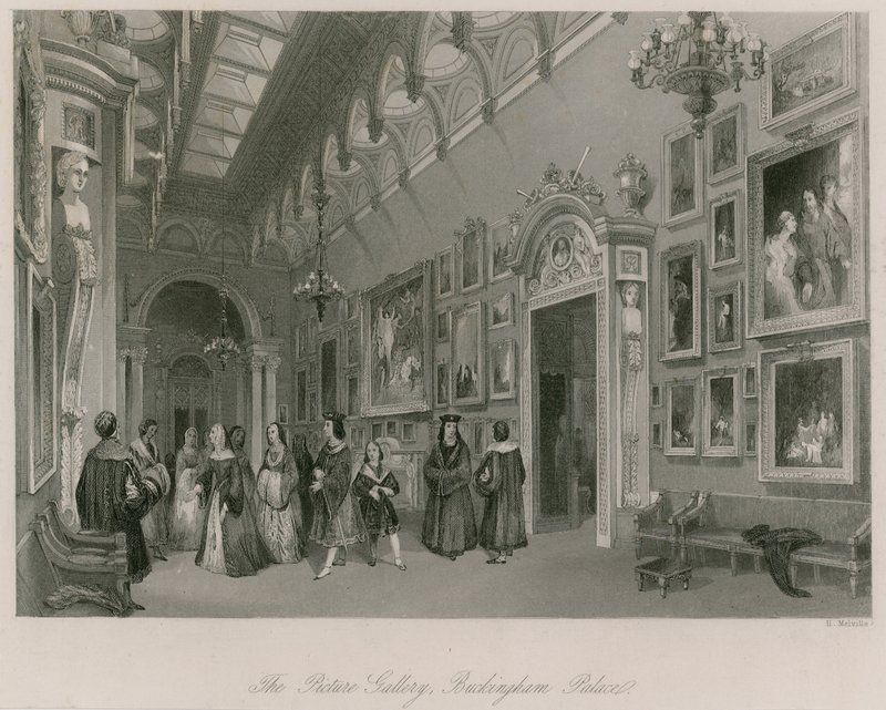 Die Gemäldegalerie, Buckingham Palace von English School