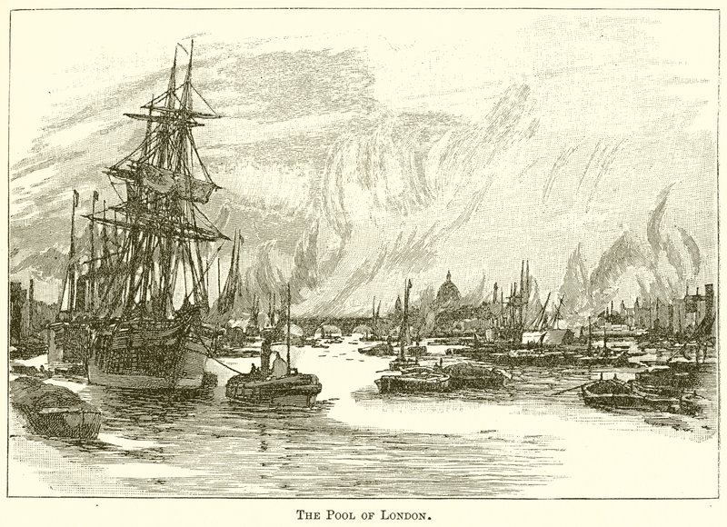 Das Becken von London von English School