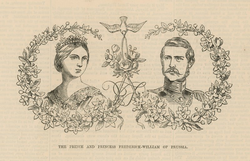 Der Prinz und die Prinzessin Friedrich Wilhelm von Preußen von English School