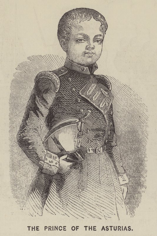 Der Prinz von Asturien (Gravur) von English School
