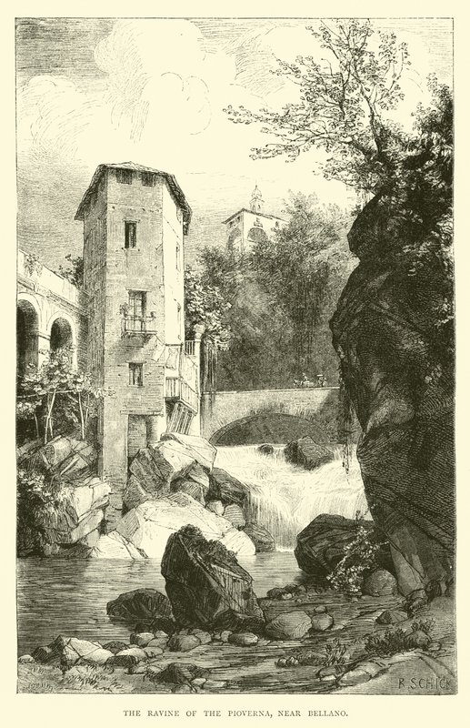 Schlucht der Pioverna bei Bellano von English School