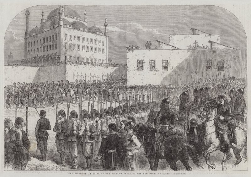 Der Empfang in Kairo des Gesandten des Sultans beim neuen Pascha von Ägypten von English School