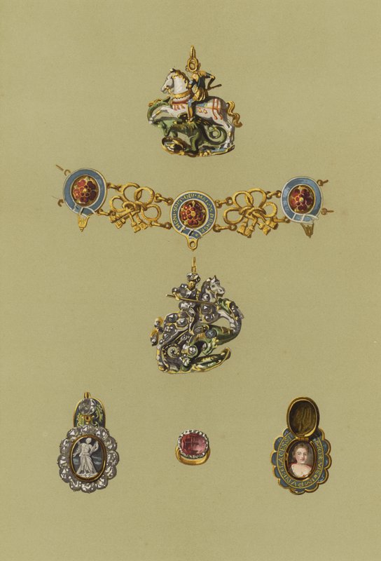 Die Insignien Schottlands, kleinere Artikel der Insignien von English School