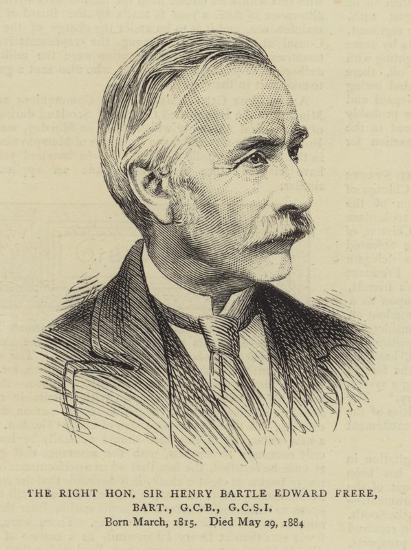 Der Hochwürdige Sir Henry Bartle Edward Frere, Baronet, GCB, GCSI von English School