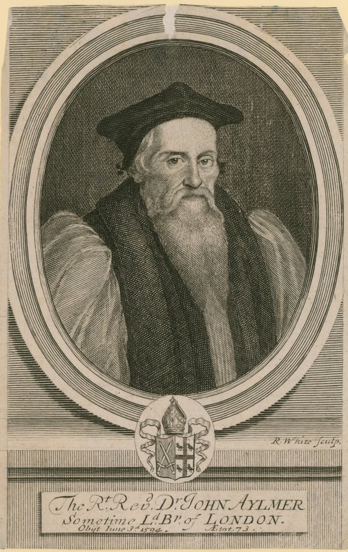 Der Hochwürdige Dr. John Aylmer, ehemaliger Lordbischof von London von English School