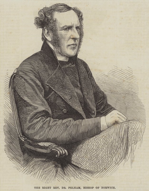 Der rechtehrwürdige Dr. Pelham, Bischof von Norwich (Gravur) von English School