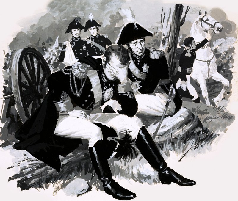 Der Aufstieg und Fall der Romanows: Der widerwillige Kaiser (Gouache auf Papier) von English School