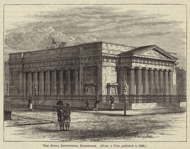 Die Royal Institution, Edinburgh von English School