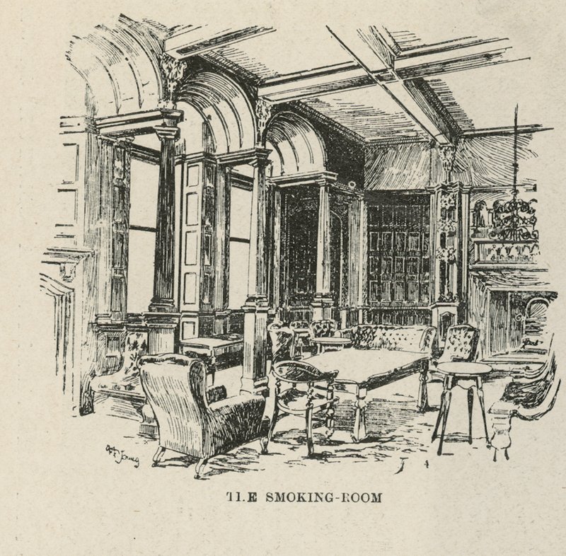 Das Russell Hotel, Russell Square: Das Rauchzimmer von English School