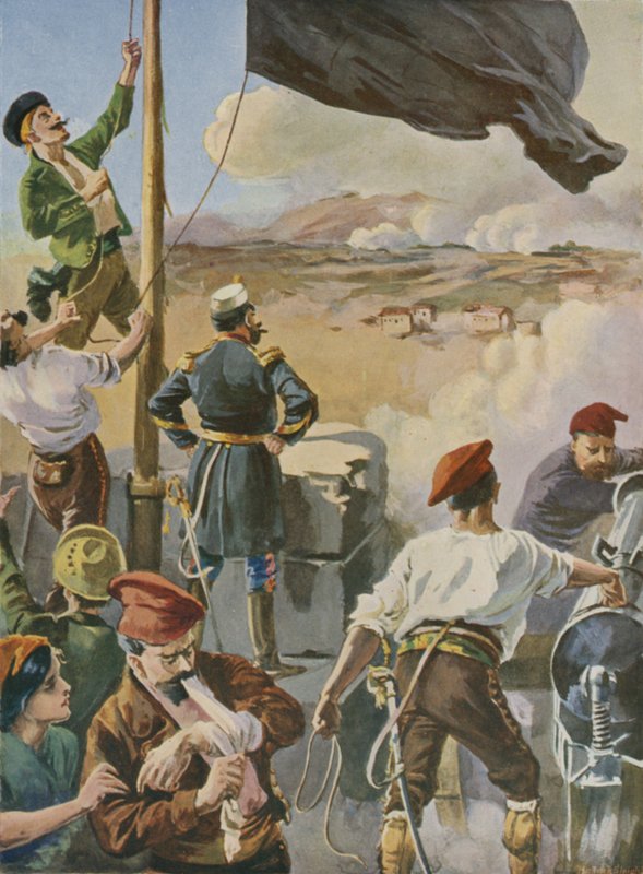 Die Belagerung von Cartagena, Spanien, 1873-1874 von English School