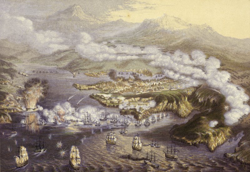 Die Belagerung von Sewastopol von English School