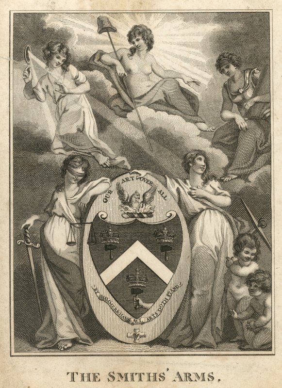 Die Wappen der Schmiede von English School
