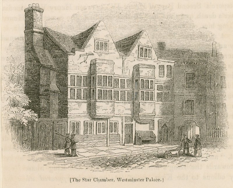 Die Sternenkammer, Westminster Palace, London von English School