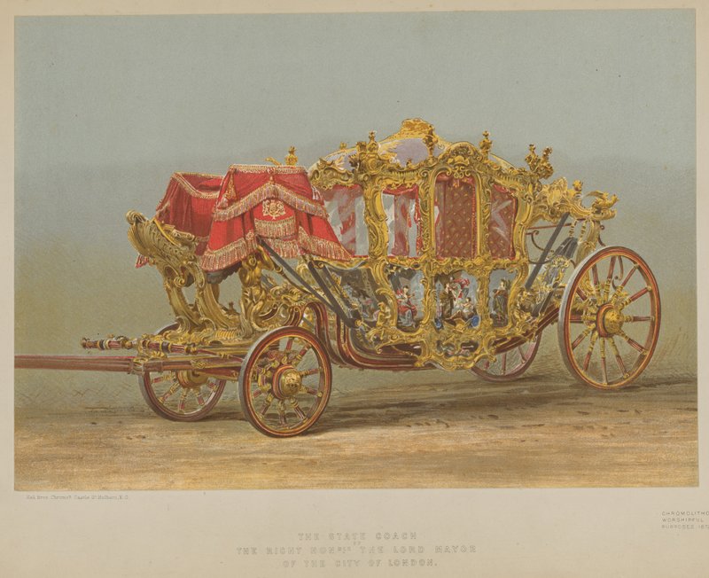 Die Staatskutsche des ehrenwerten Lord Mayor von London von English School