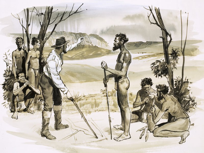 Die Geschichte Australiens: John Batman kauft Land von den Aborigines von English School