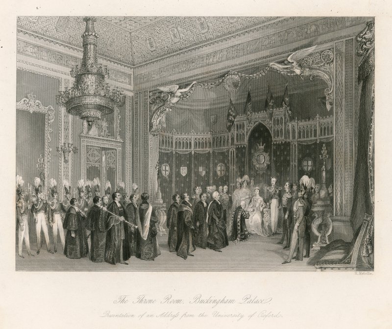 Der Thronsaal, Buckingham Palace von English School
