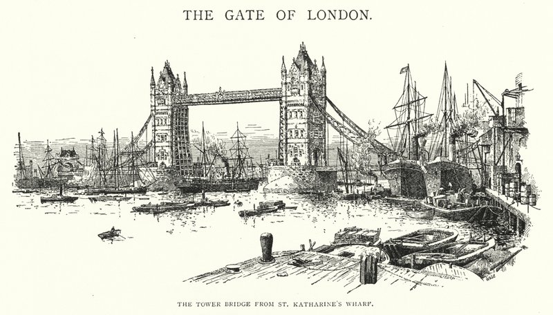 Die Tower Bridge vom St Katharine