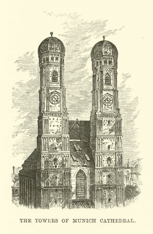 Die Türme der Münchner Kathedrale von English School