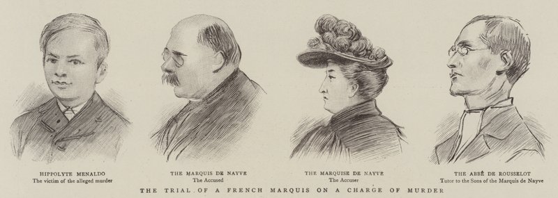 Der Prozess eines französischen Marquis wegen Mordes von English School
