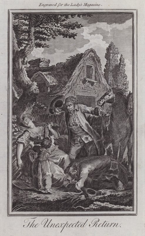 Die unerwartete Rückkehr (Gravur) von English School