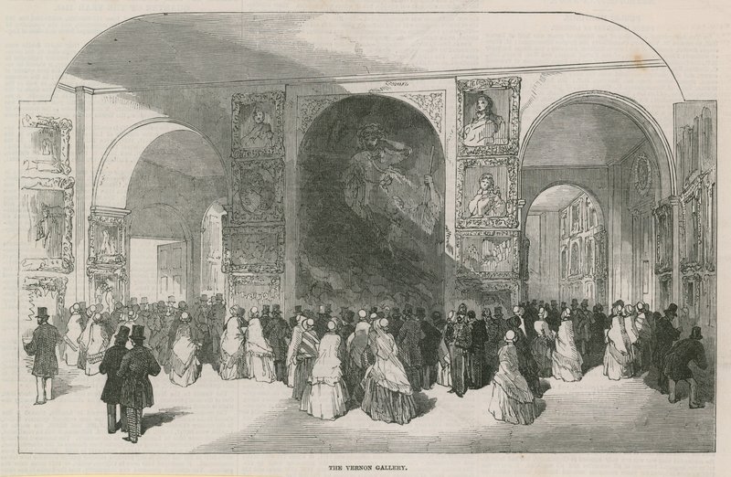 Die Vernon Galerie in South Kensington von English School