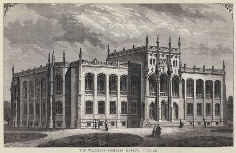 Das Wallraff-Richartz-Museum, Köln (Gravur) von English School