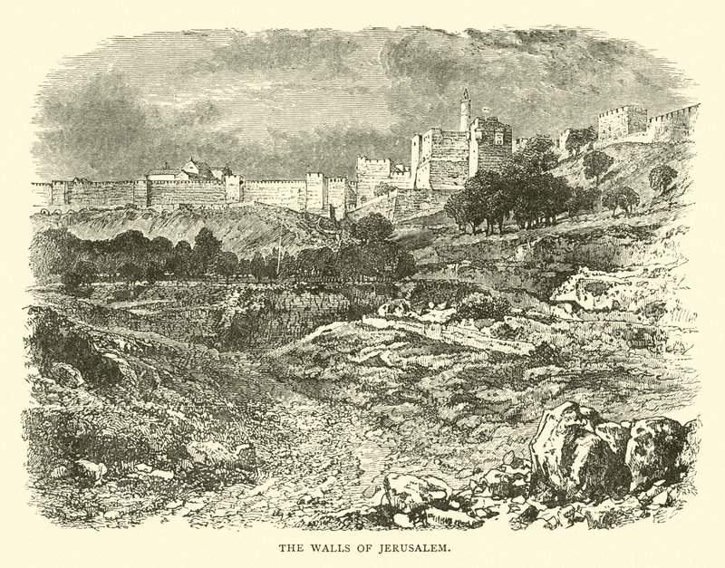 Die Mauern von Jerusalem von English School