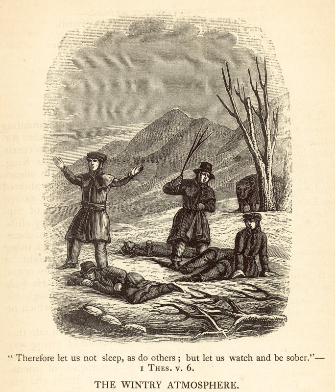 Die winterliche Atmosphäre von English School