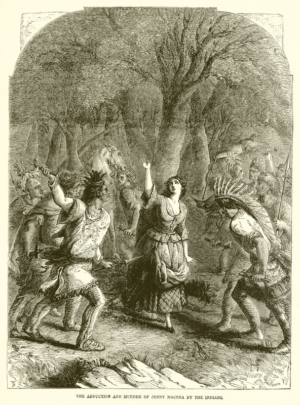 Die Entführung und Ermordung von Jenny Macrea durch die Indianer von English School