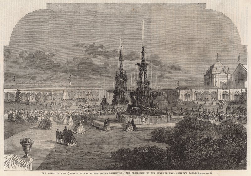 Die Verleihung der Preismedaillen bei der Internationalen Ausstellung von English School
