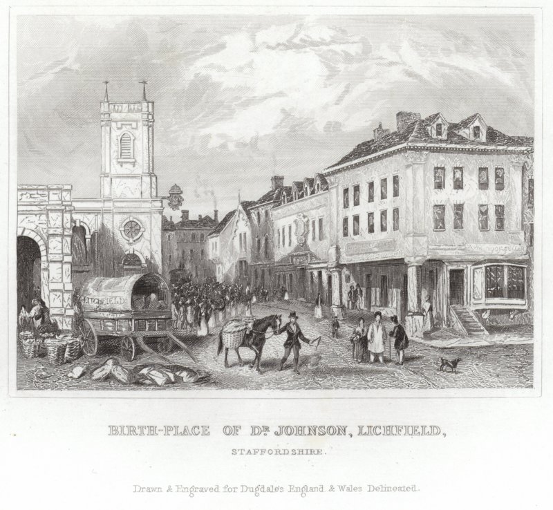 Der Geburtsort von Dr. Johnson von English School