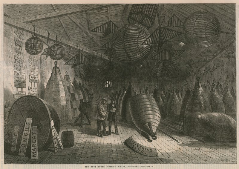 Die Bojenlager, Trinity Wharf, Blackwell von English School