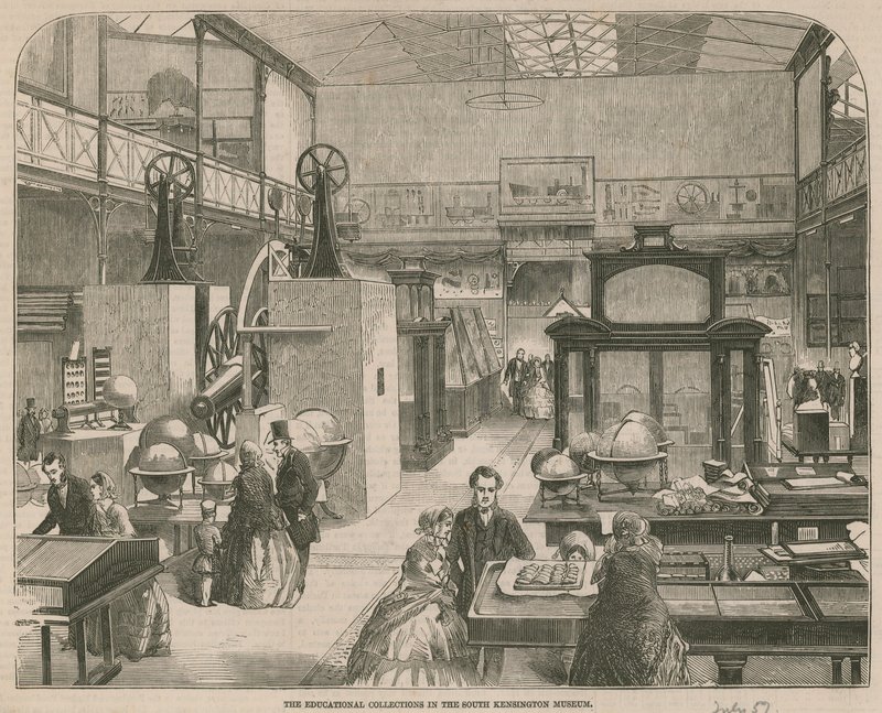 Die Bildungssammlungen im South Kensington Museum, London von English School