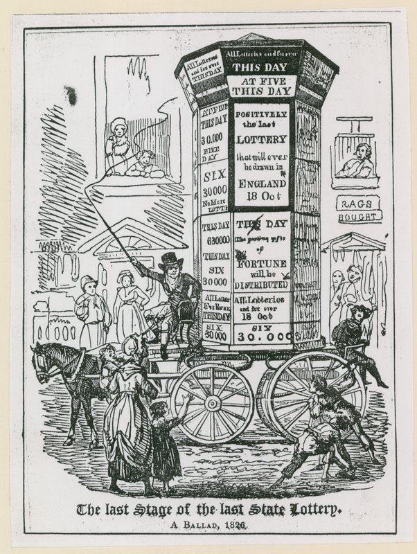 Die letzte Phase der letzten Staatslotterie. Eine Ballade von 1826 von English School
