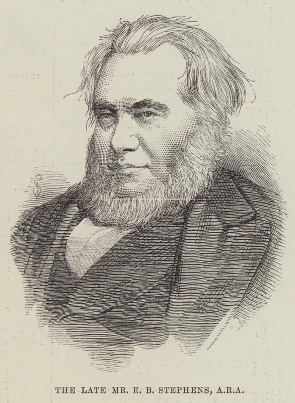Der verstorbene Herr E B Stephens, ARA (Stich) von English School