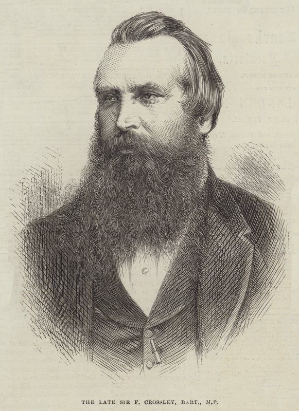 Der verstorbene Sir F. Crossley, Baronet, MP (Stich) von English School