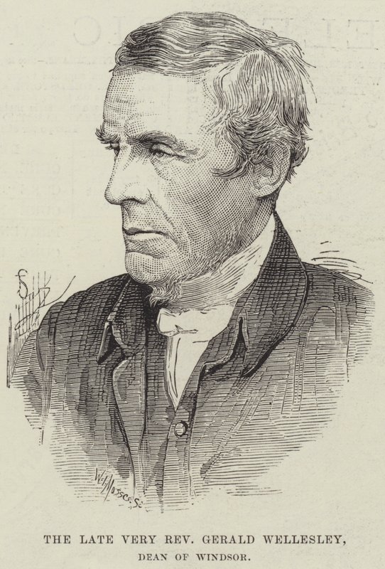 Der verstorbene Hochwürdige Gerald Wellesley, Dekan von Windsor (Stich) von English School