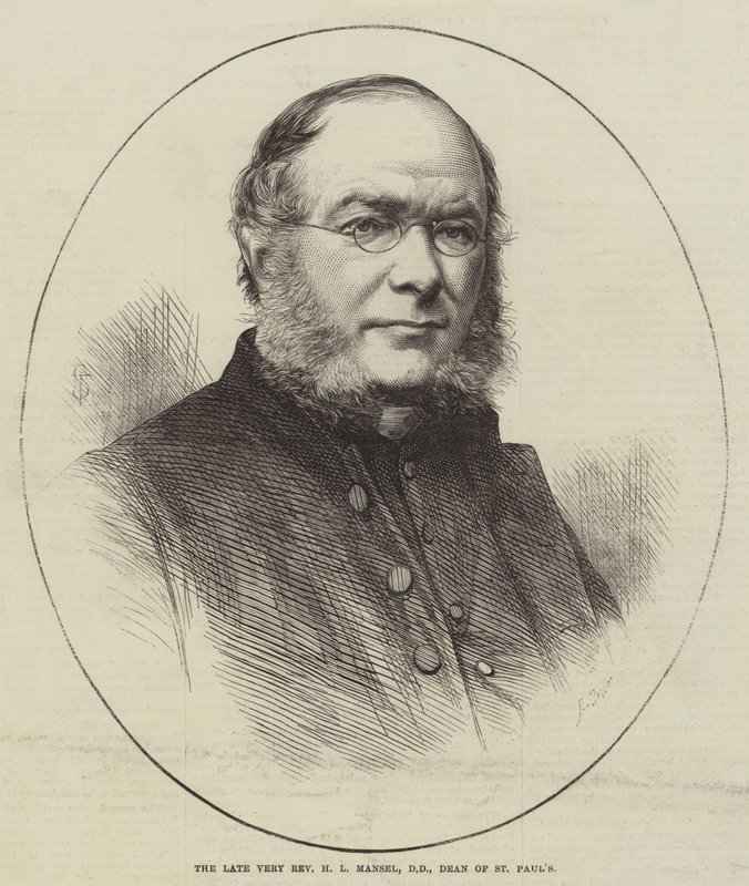 Der verstorbene Hochwürdige H L Mansel, DD, Dekan von St. Paul