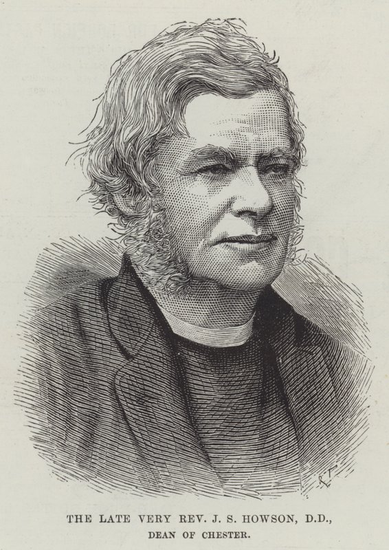 Der verstorbene Hochwürdige J S Howson, DD, Dekan von Chester (Gravur) von English School