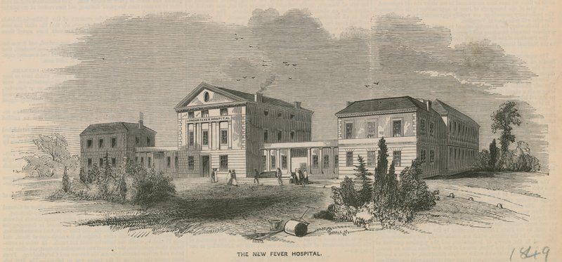 Das neue Fever Hospital, London von English School