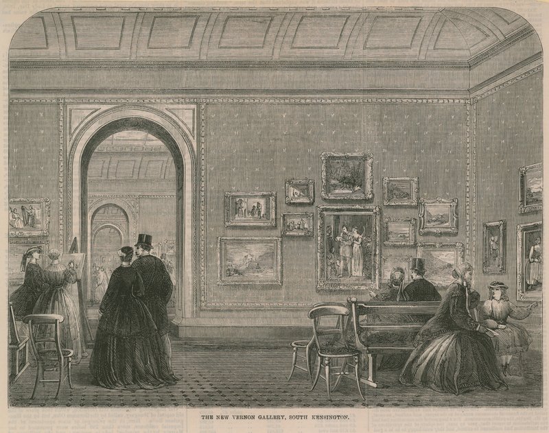 Die neue Vernon Galerie in South Kensington von English School