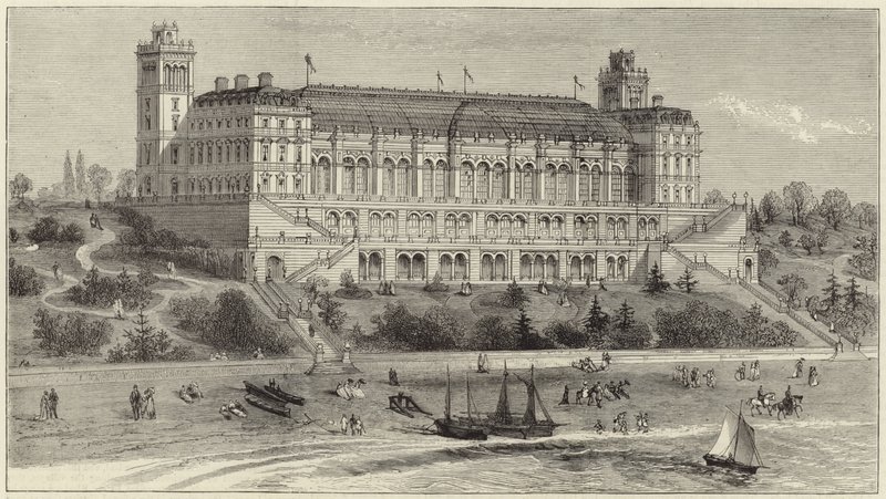 Das neue Aquarium und die Wintergärten in Tynemouth von English School