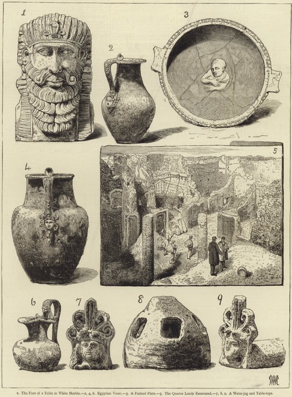 Die jüngsten Ausgrabungen in Pompeji von English School