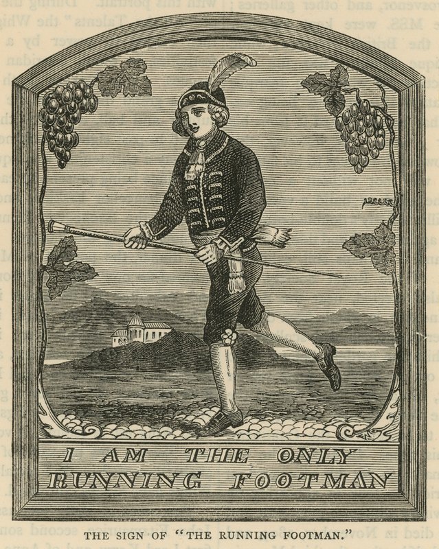 Das Zeichen des Laufenden Dieners von English School