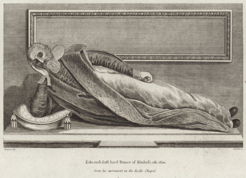 Das Grab von Edward Bruce, Lord Kinloss von English School