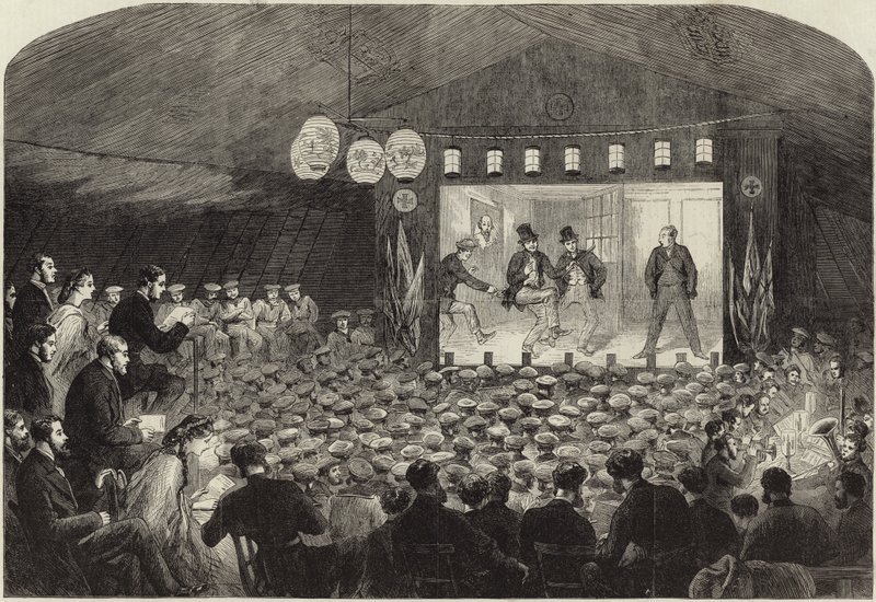 Theateraufführungen an Bord der HMS Perseus von English School