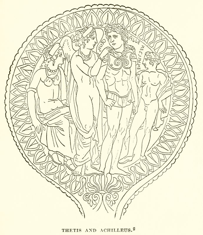 Thetis und Achilleus von English School