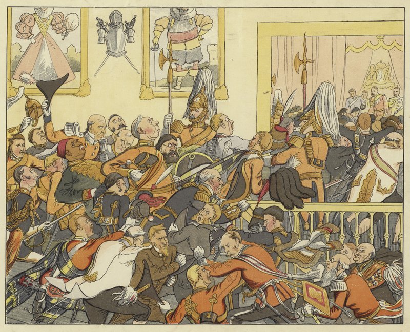 Diese störende Zwietracht des Adels, dieses Schulter-an-Schulter im Hof. Heinrich VI, Teil I, Akt IV, Szene 1 von English School