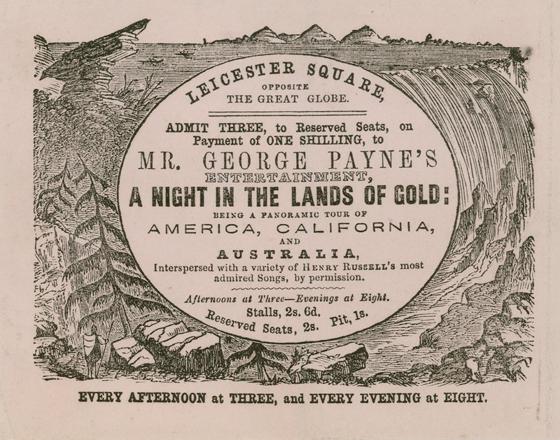 Eintrittskarte zu Mr. George Paynes Unterhaltung 