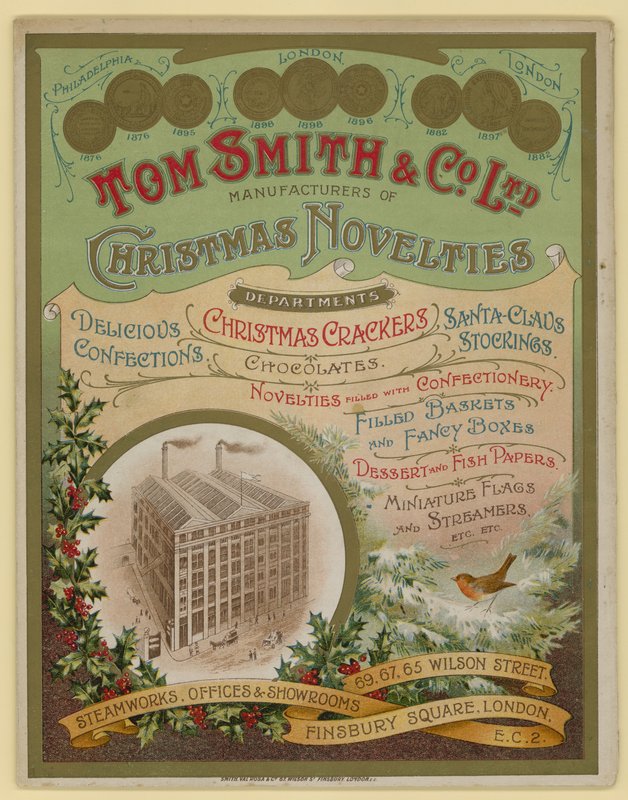 Tom Smith & Co Ltd, Weihnachtsneuheiten, Weihnachtsknaller, Broschürenumschlag von English School